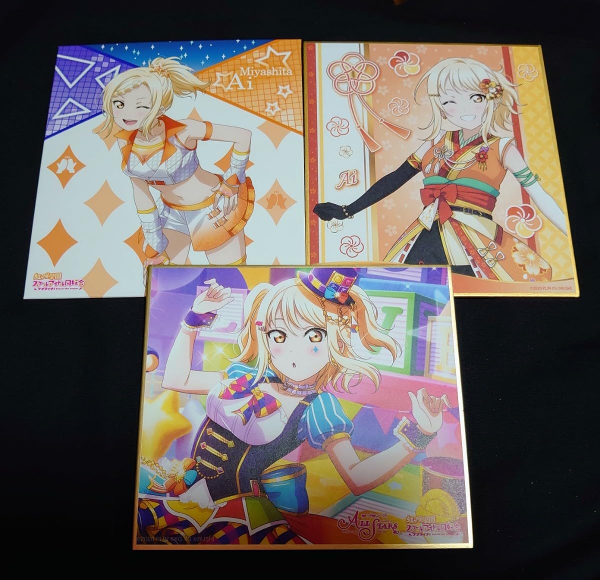 ラブライブ色紙3枚セット‼️